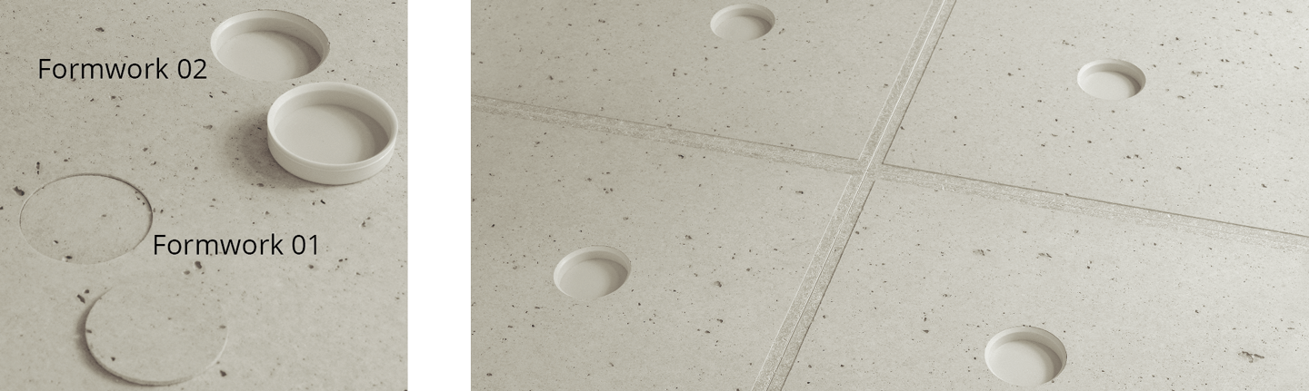 Formwork lightweight concrete panel
